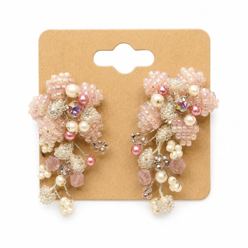 Boucles Jardin Perlé - bijou unique