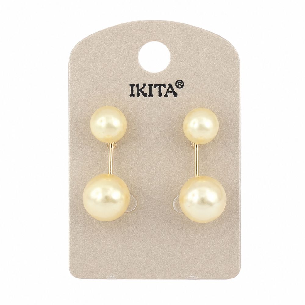 Boucles Élégance Double Perle - bijou unique