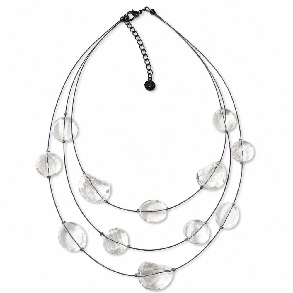 Collier Cristal Graphique IKITA - bijou unique