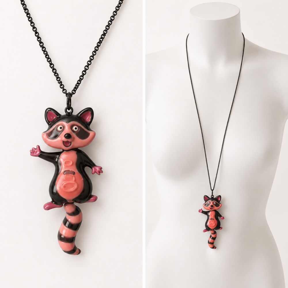 Collier Raton Espiègle IKITA - bijou unique