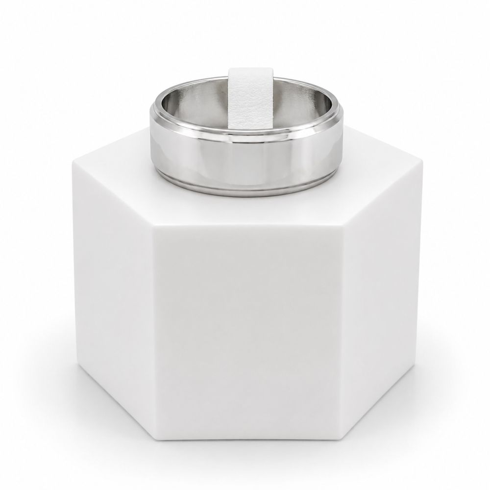 Bague Jonc Argenté T66 ⌀21mm - bijou unique