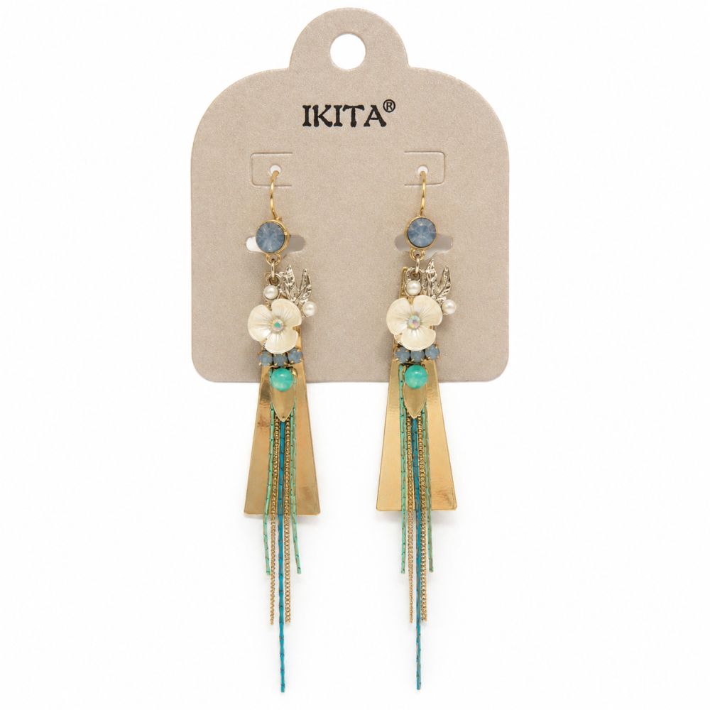 Boucles Cascade Florale IKITA - bijou unique