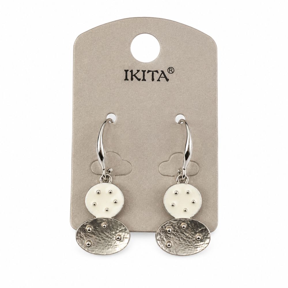 Boucles Éclat Nacré IKITA - bijou unique